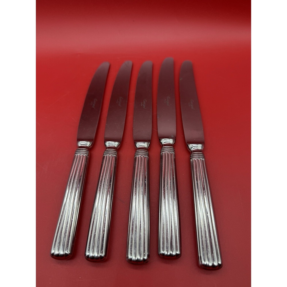 5 Dinner Knives Hollow Cutipol ATHENA 18/10 Stainless Portugal 9 1/4"